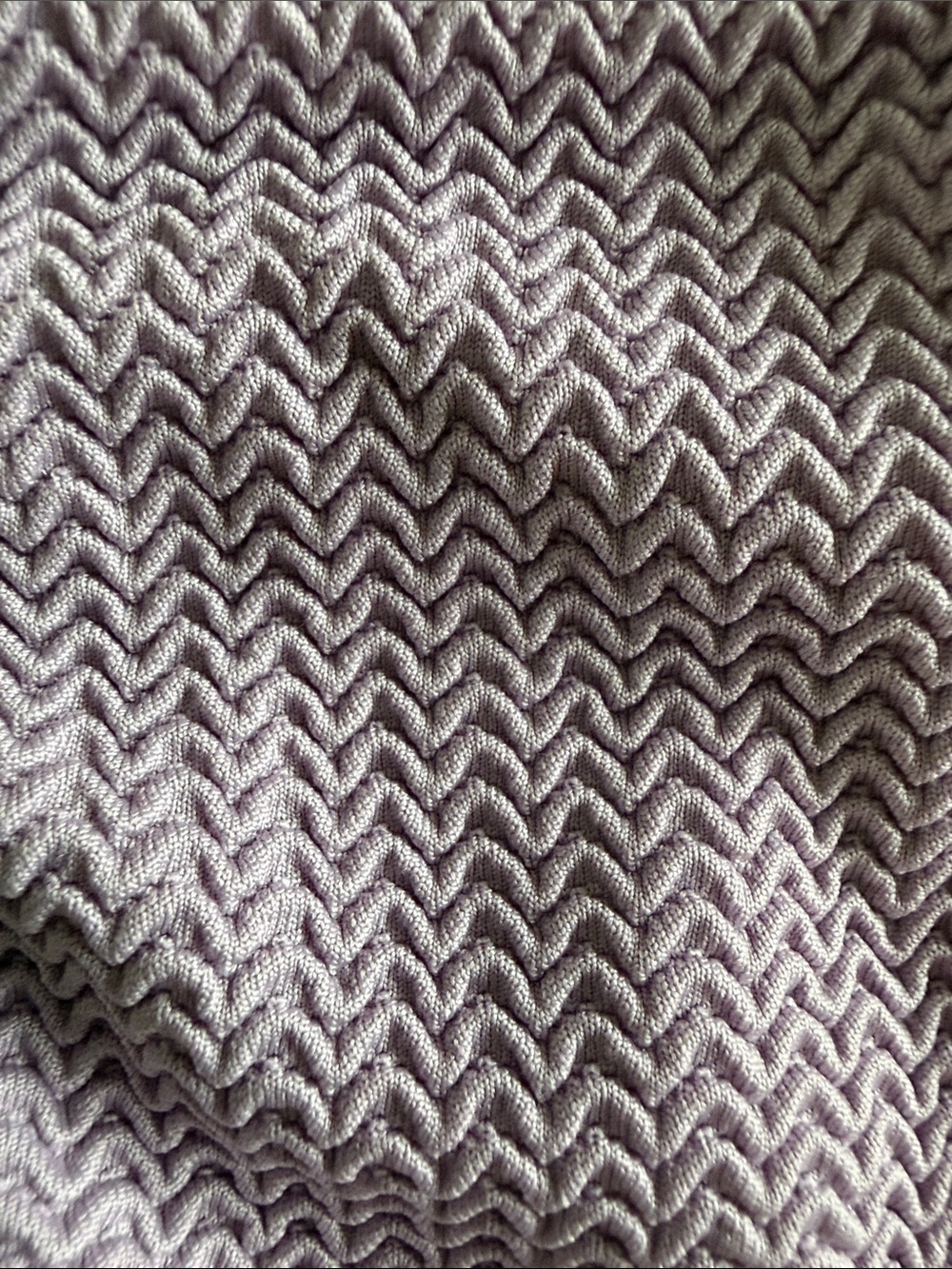 Lavender Textured Rope-Trim Triangle Bikini - Picture 5 of 6